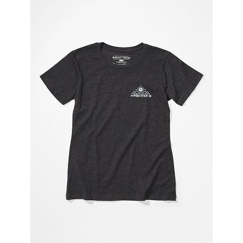 Marmot Clothes Black NZ - Arrow T-Shirts Womens NZ1580934